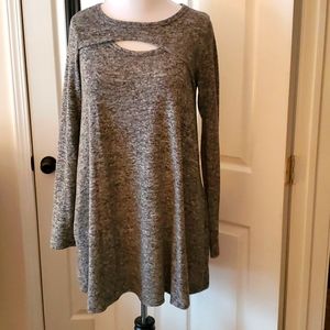 Super soft gray tunic or dress Sz XL